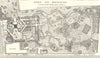 PARIS. Plan of the Parc de Monceau (1718) . Carmontelle. Duc d'Orleans 1876