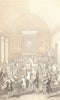 18TH CENTURY FRANCE. The Coronation Banquet 1876 old antique print picture