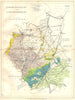 CAMBRIDGESHIRE AND HUNTINGDONSHIRE. Geological map. STANFORD 1880 old