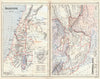 PALESTINE & CENTRAL ASIA. Lebanon Beirut. Bukhara Kafiristan. BUTLER 1888 map