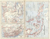 SOUTHERN AFRICA & MALAY ARCHIPELAGO. Cape Colony Indonesia &c. BUTLER 1888 map