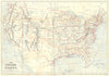 USA. Dakota Territory pre the 1889 Split into 2 states. Railway. BUTLER 1888 map