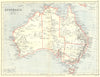 AUSTRALIA. Showing States; Northern Territory as Alexandra Land. BUTLER 1888 map