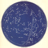 STAR MAP III. The Night Sky. February-March. Astronomy. PROCTOR 1884 old