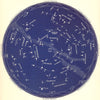 STAR MAP X. The Night Sky. September-October. Astronomy. PROCTOR 1884 old