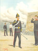 BRITISH ARMY UNIFORMS. The Royal Artillery Regiment 1890 old antique print