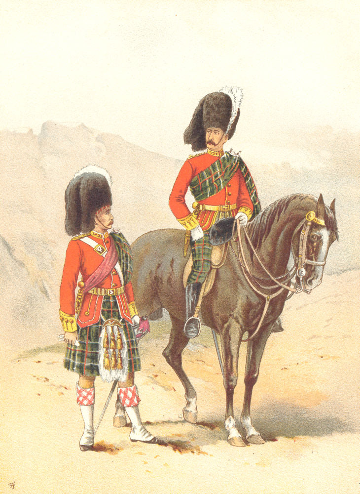 BRITISH ARMY UNIFORMS. The 72nd – Seaforth Highlanders Regiment 1890 ...