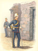 CANADIAN MILITIA (ARMY) UNIFORMS. The Halifax Garrison Artillery 1890 print