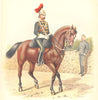 CANADIAN MILITIA UNIFORMS. 6th Cavalry Regiment (Hussars, Canada) 1890 print