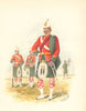 CANADIAN MILITIA UNIFORMS. The 5th Royal Scots of Canada (Montreal) 1890 print