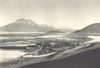 CHILE. Cebollar. Lago de borax de Ascotán. Lake 1932 old vintage print picture