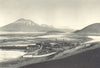 CHILE. Cebollar. Lago de borax de Ascotán. Lake 1932 old vintage print picture
