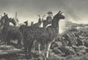CHILE. Collahuasi. Llamas que sirven Para el transporte de Ilareta. 1932 print