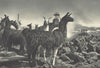 CHILE. Collahuasi. Llamas que sirven Para el transporte de Ilareta. 1932 print