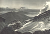 CHILE.Volcan Ollagüe.Vista desde la cumbre hacia el Sur.Ollague Volcano. 1932