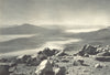 CHILE. Volcan Irruputuncu. Vista desde la cumbre hacia Bolivia. Volcano. 1932