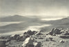 CHILE. Volcan Irruputuncu. Vista desde la cumbre hacia Bolivia. Volcano. 1932