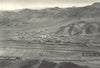 CHILE. Pueblo Hundido. Vista aérea hacia el Norte. Sunken Village. 1932 print