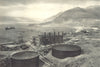 CHILE.Chañaral.Puerto Barquitos con planta eléctrica Potrerillos.Chanaral 1932