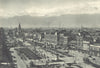 CHILE. Santiago. Alameda de las Delicias. 1932 old vintage print picture
