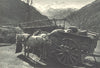 CHILE. Valle Rio San Francisco. Transporte Mercaderías carreta. Valley. 1932