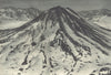CHILE. Volcan San José. Vista aérea del lado Sur. San Jose Volcano 1932 print