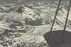 CHILE. Laguna Negra. Laguna Encañado con el Cerro Plomo al fondo. 1932 print