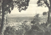 CHILE. Temuco. Vista hacia el Sur. Temuco. Southern View 1932 old print