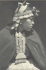 CHILE.Puerto Dominguez(Lago Budi).Muchacha Araucana con sus adornos Plata. 1932
