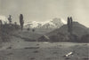 CHILE. Volcanes Mocho y Chohuenco. Volcanoes 1932 old vintage print picture
