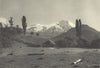 CHILE. Volcanes Mocho y Chohuenco. Volcanoes 1932 old vintage print picture