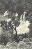 CHILE. Salto Pilmaiquén. Pilmaiquen waterfalls 1932 old vintage print picture