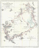 BOLIVIAN ALTIPLANO. Oruro province. Lake Poopo. Minchin survey. RGS 1882 map