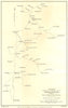 ECUADOR. Diagram showing Whymper's Travels in the Andes. RGS 1881 old map