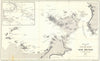NE NEW BRITAIN. Powell Survey. Gazelle Peninsula. Solomon Islands. RGS 1881 map