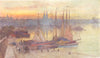 GIRONDE. Bordeaux. Sailing Ship. Sailing boat. Horse & Cart 1907 old print