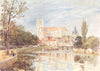 SEINE-ET-MARNE. Meaux. River 1907 old antique vintage print picture