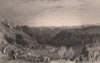 NORTHUMBERLAND. Jesmond Dene, near Newcastle. ALLOM 1839 old antique print
