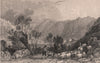 LAKE DISTRICT. Brother's Water from Kirkstone Foot, Cumbria. ALLOM 1839 print