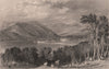 LAKE DISTRICT. Storrs hall, Windermere lake, Westmoreland. Cumbria. ALLOM 1839