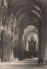 COUNTY DURHAM. Durham Cathedral, from the nave. ALLOM 1839 old antique print