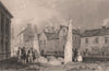 LAKE DISTRICT. The Giant's grave in the Churchyard, Penrith. Cumbria. ALLOM 1839