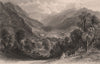 LAKE DISTRICT. Rydal Hall from fox how, Westmoreland. Cumbria 1839 old print