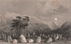 LAKE DISTRICT. The Druids' Stones, near Keswick. Cumbria. ALLOM 1839 old print