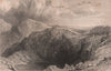 LAKE DISTRICT. Blea-water Tarn from High Street Mountain. Cumbria. ALLOM 1839