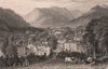 LAKE DISTRICT. Ambleside, Westmoreland. Cumbria 1839 old antique print picture