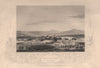 CRIMEAN WAR. Battle of Citate January 6th 1854. Romania 1860 old antique print