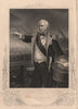 CRIMEAN WAR. Admiral Sir Charles Napier, KCB 1860 old antique print picture