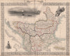 TURKEY IN EUROPE. Constantinople (Istanbul) vignette. TALLIS / RAPKIN 1860 map