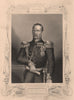 CRIMEAN WAR. Prince Gortschakoff 1860 old antique vintage print picture